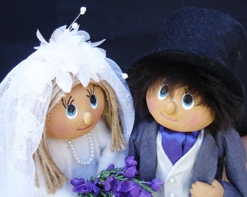 The Dumpling Dolls Wedding Couple